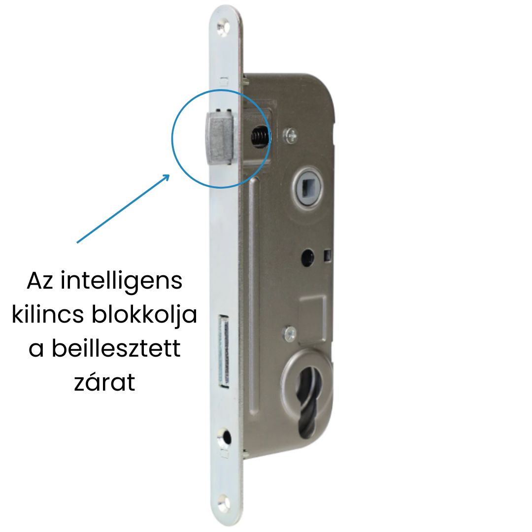 Chytrá klika zablokuje zobáček zadlabávacího zámku